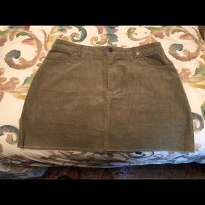 Corduroy skirt